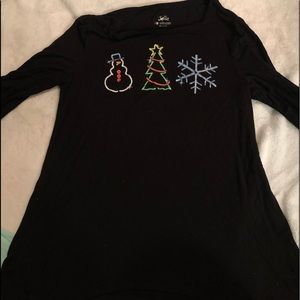 Justice long sleeve Christmas shirt